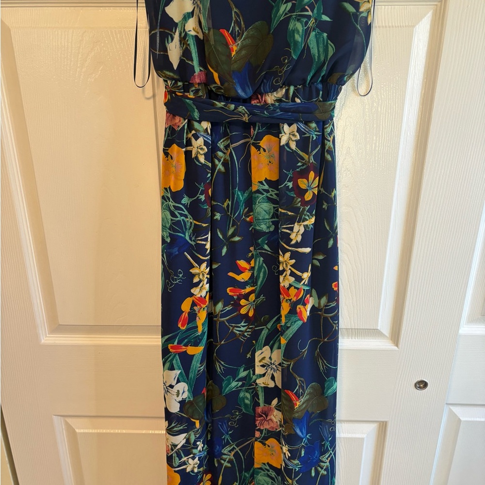 Flora Maxi Dress with Belt - Picture 3 of 8